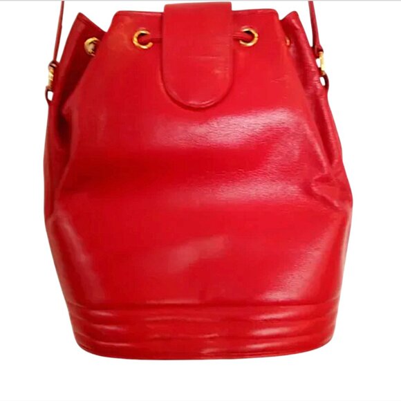 YVES SAINT LAURENT   Collectible RARE Vintage Aztec Medallion Bucket Purse - Picture 4 of 10